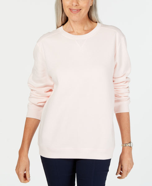 Petite Fleece Crewneck Sweatshirt